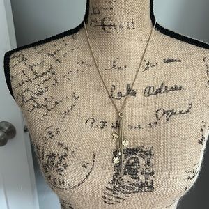 American Eagle gold charm necklace